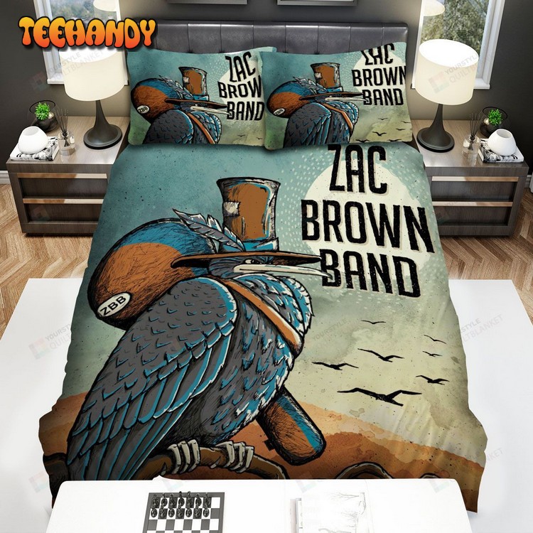 Zac Brown Band 2016 Tour Poster Spread Comforter Bedding Sets