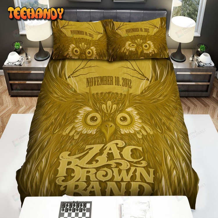 Zac Brown Band Concert With Blackberry Smoke Poster Bedding Sets