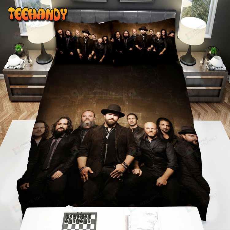 Zac Brown Band Members Photo Comforter Duvet Cover Bedding Sets