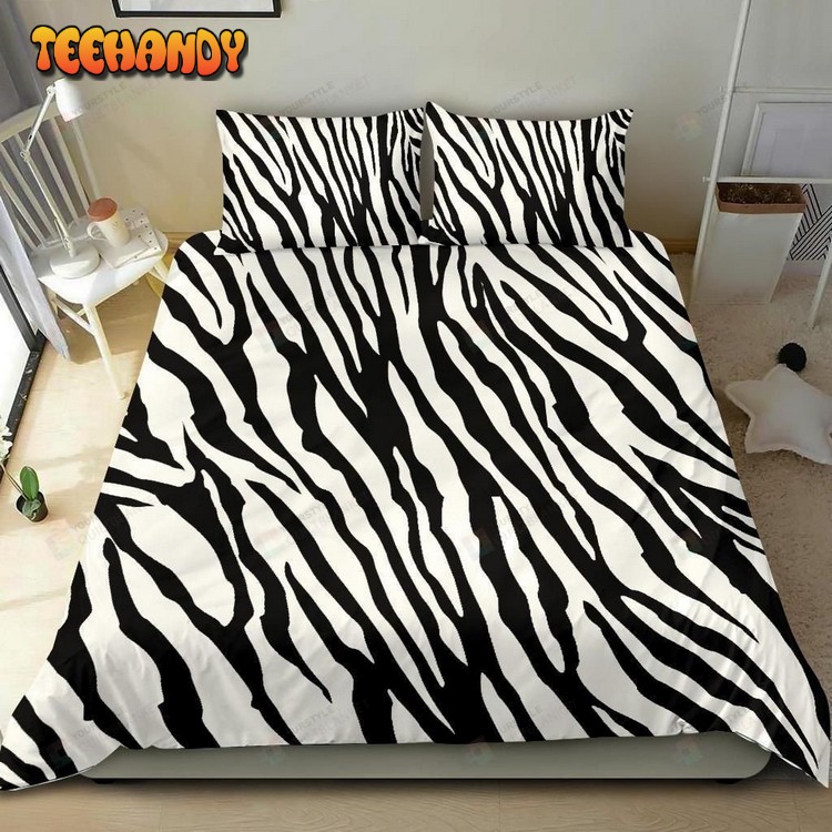 Zebra Print Bed Sheets Spread Duvet Cover Bedding Sets