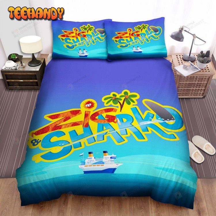 Zig And Sharko Poster Bed Sheets Spread Duvet Cover Bedding Sets