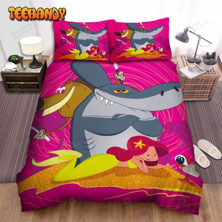 Zig And Sharko Season 1 Poster Spread Duvet Cover Bedding Sets