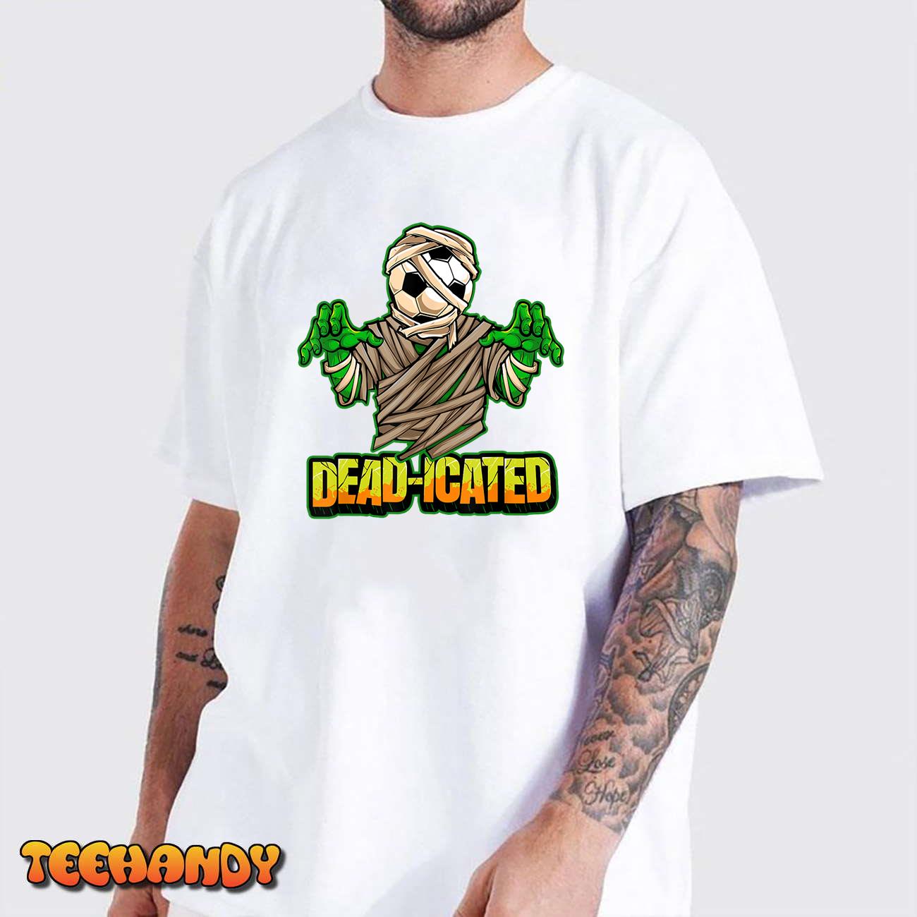 Zombie Soccer Player Scary Soccer Halloween T-Shirt