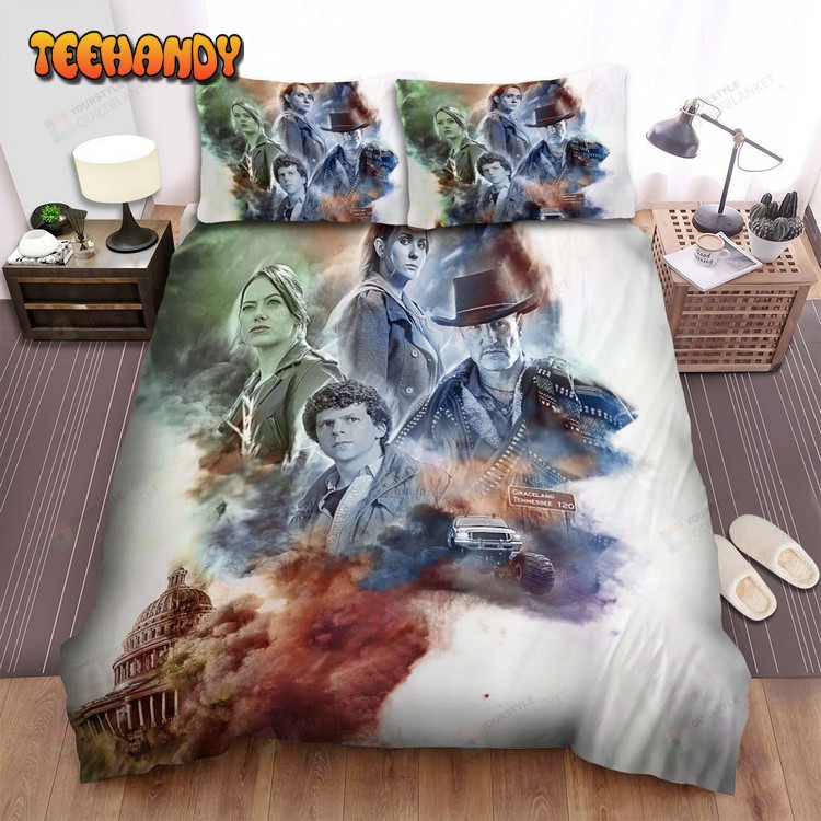 Zombieland Double Tap Movie Color Brain Photo Comforter Bedding Sets