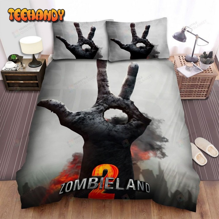 Zombieland Double Tap Movie Dark Photo Spread Comforter Bedding Sets