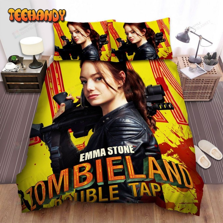 Zombieland Double Tap Movie Leather Jacket Photo Comforter Bedding Sets