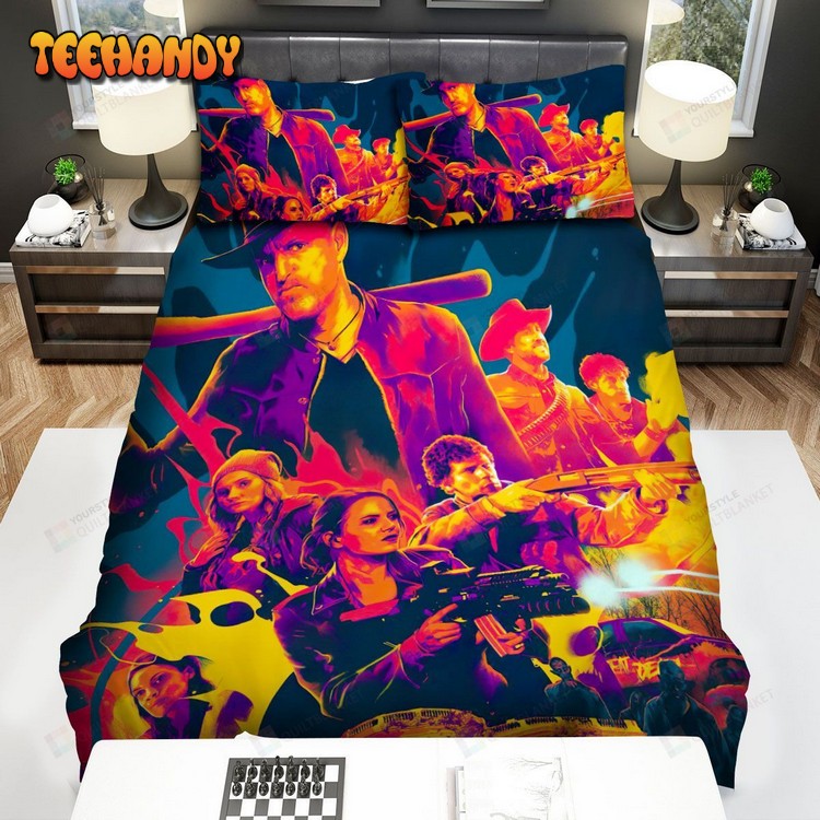 Zombieland Double Tap Movie Poster Ix Spread Comforter Bedding Sets