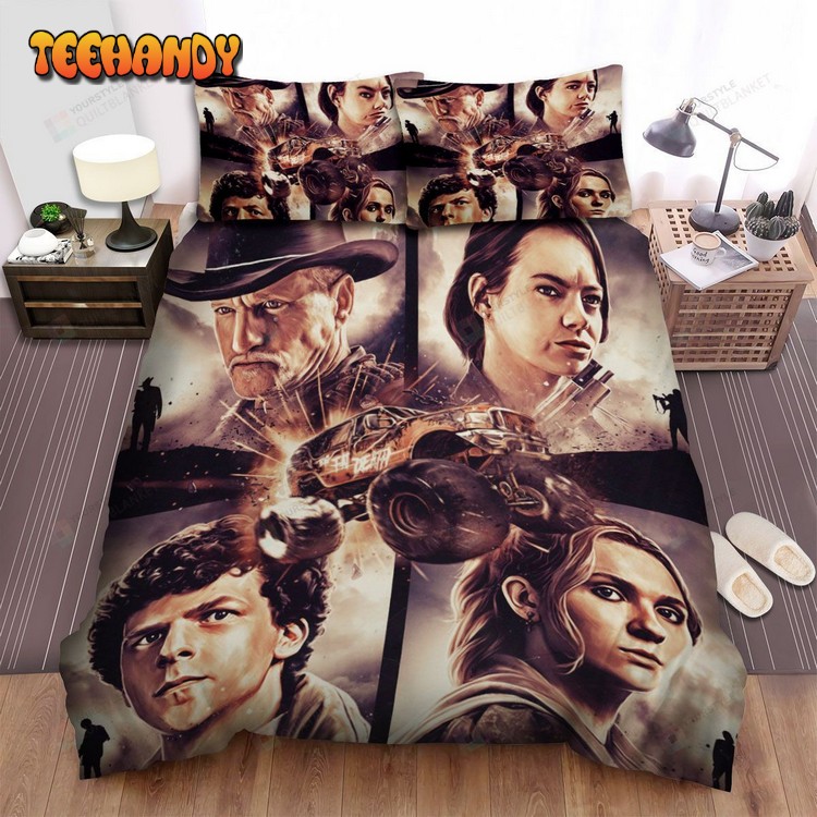 Zombieland Double Tap Movie Poster Vii Spread Comforter Bedding Sets