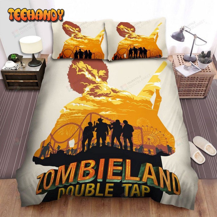Zombieland Double Tap Movie Poster X Spread Comforter Bedding Sets