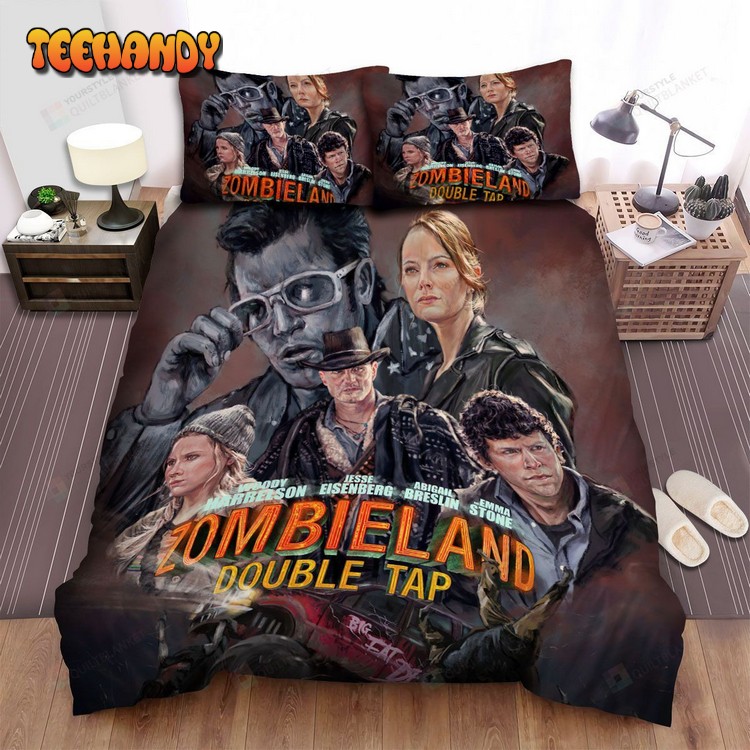 Zombieland Double Tap Movie Poster Xii Spread Comforter Bedding Sets
