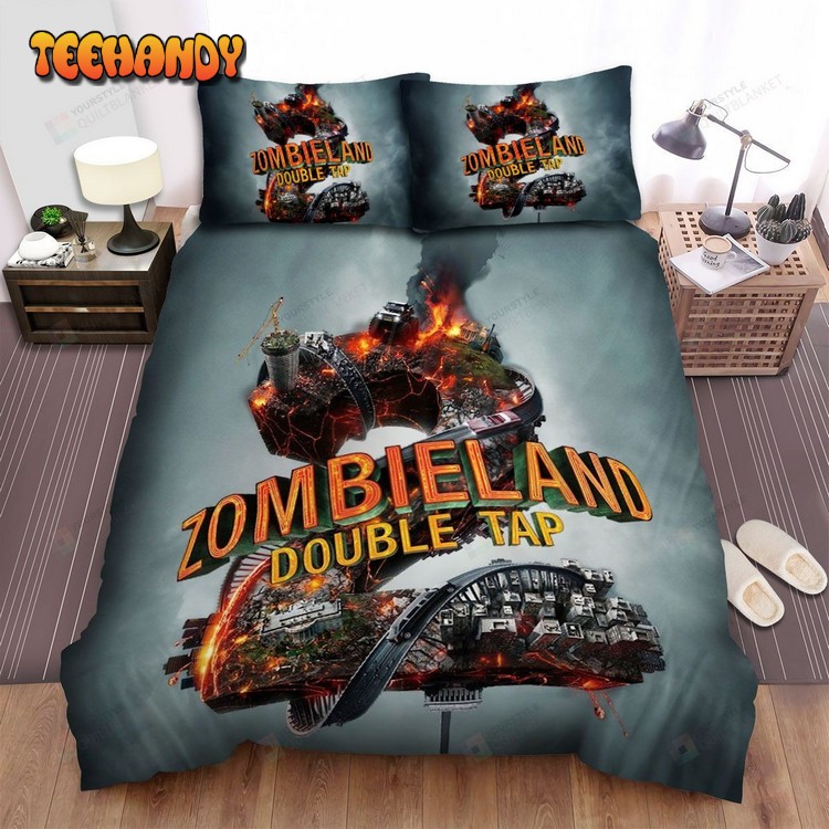 Zombieland Double Tap Movie Poster Xiv Spread Comforter Bedding Sets