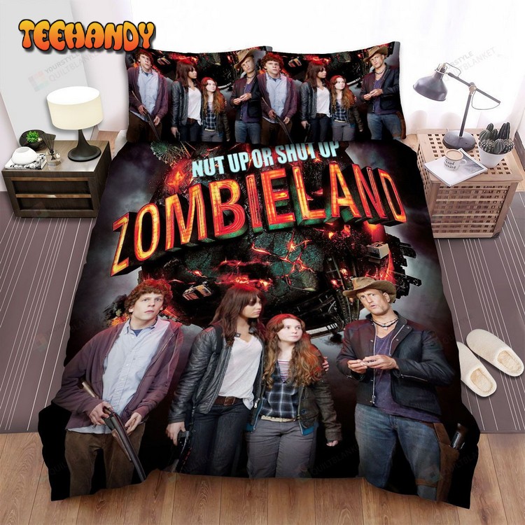 Zombieland Poster Ver2 Spread Comforter Duvet Cover Bedding Sets