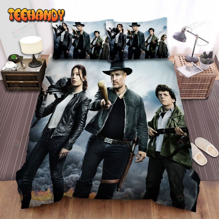Zombieland Poster Ver3 Spread Comforter Duvet Cover Bedding Sets