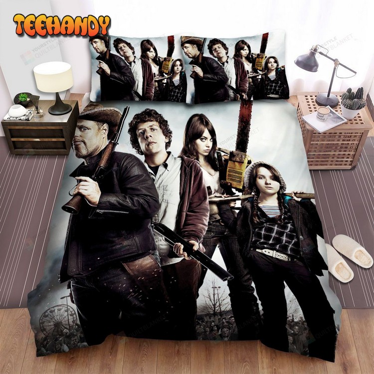 Zombieland Poster Ver5 Spread Comforter Duvet Cover Bedding Sets