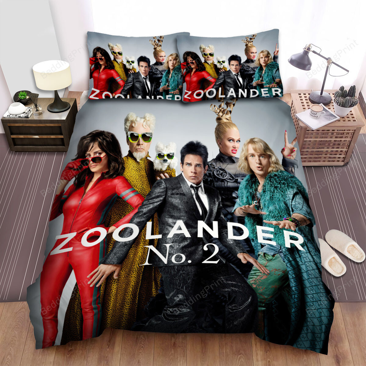 Zoolander 2 (2016) Main Actors Movie Poster Duvet Cover Bedding Sets