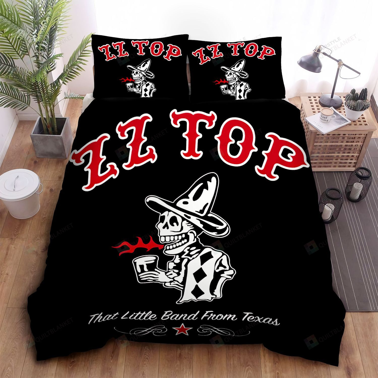 Zz Top, That Little Band From Texas Spread Duvet Cover Bedding Sets
