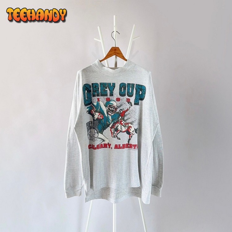 90s Calgary, Albert Grey Cup CFL T Shirt Sweatshirt