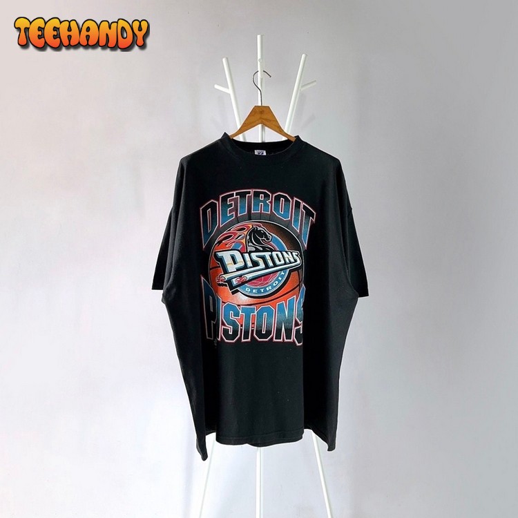 90s Detroit Pistons NBA T Shirt Sweatshirt