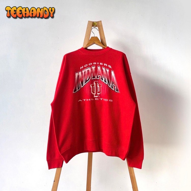 90s Indiana University Hoosiers Athletics T Shirt Sweatshirt