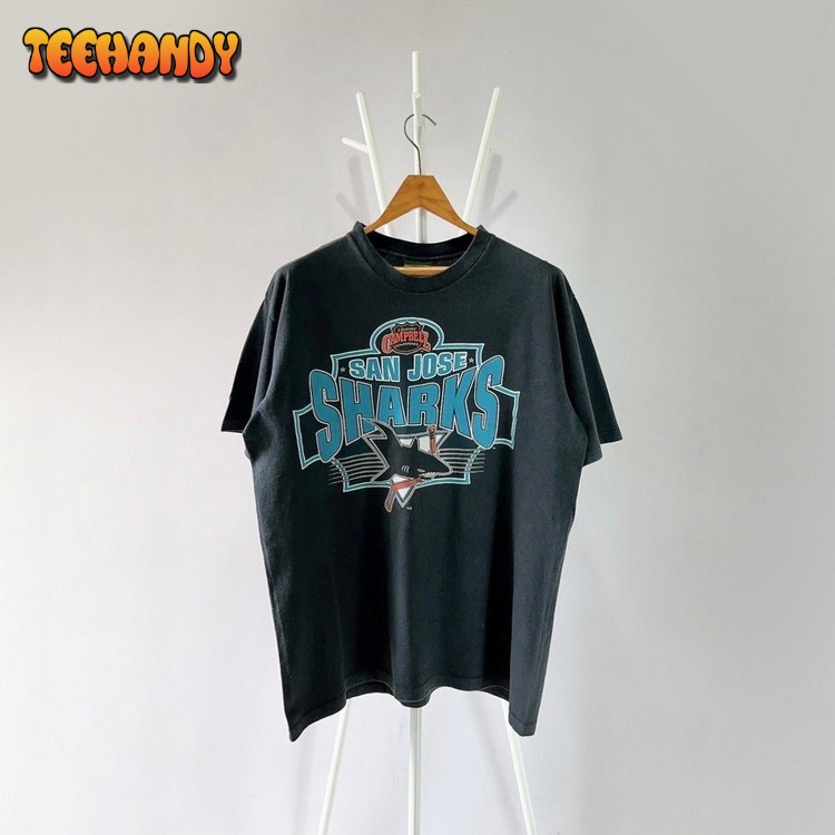 90s San Jose Sharks  NHL T Shirt Sweatshirt