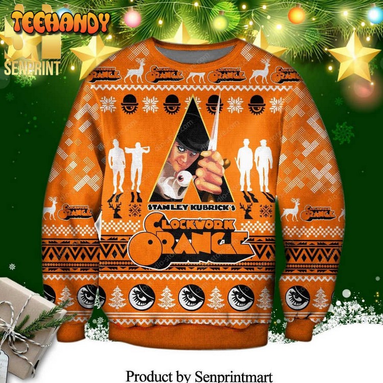 A Clockwork Orange Knitted Ugly Christmas Sweater