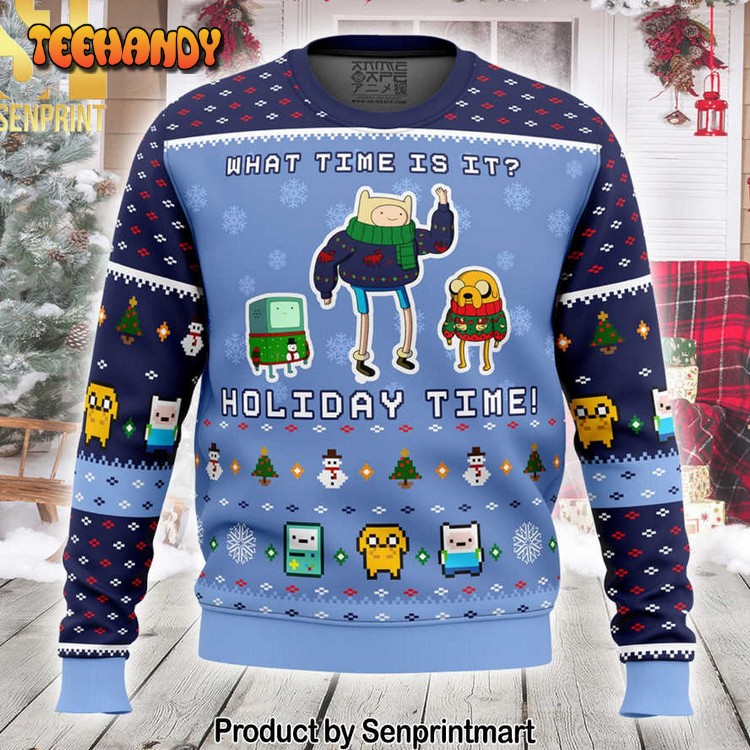 Adventure Time Knitting Pattern 3D Print Ugly Sweater