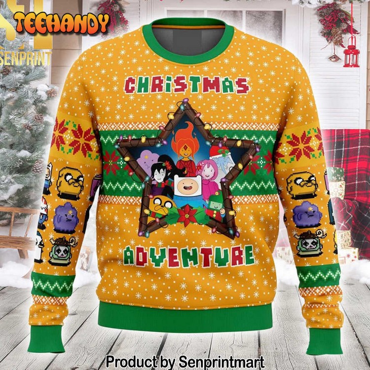 Adventure Time Ugly Christmas Wool Knitted Sweater