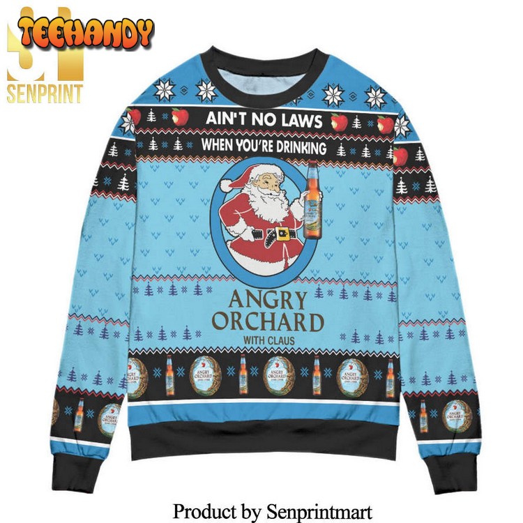 Ain’t No Laws When You’re Drinking Angry Orchard Ugly Sweater