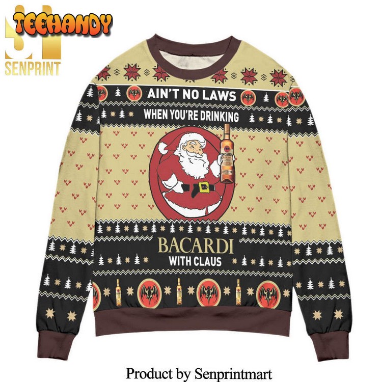 Ain’t No Laws When You’re Drinking Bacardi Christmas Sweater