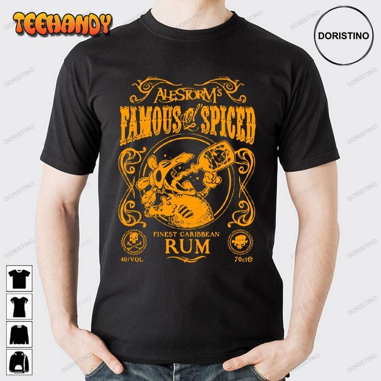 Alestorm Famous Ol Spiced Limited Unisex T Shirts