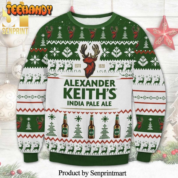 Alexander Keith’s Beer Knitted Ugly Christmas Sweater