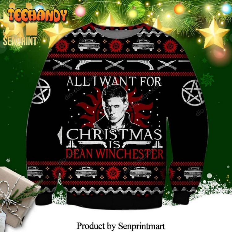 All I Want For Christmas Is Dean Winchester Supernatural Sweater