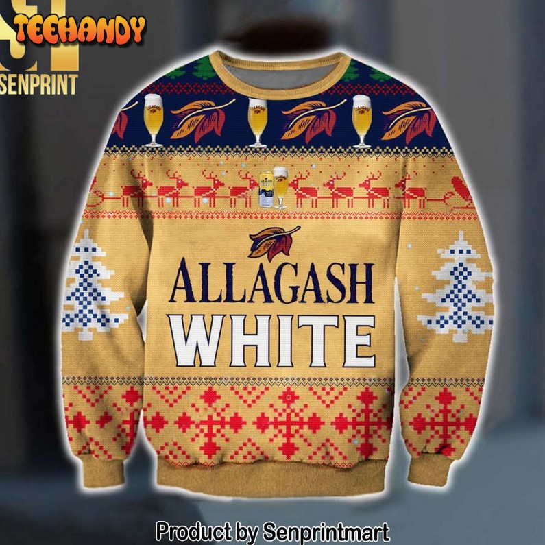 Allagash White Allagash Brewing Company Ugly Wool Knitted Sweater