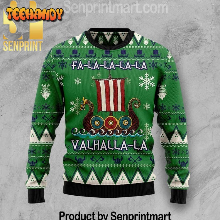 Amazing Viking Vacation Time Christmas Wool Sweater