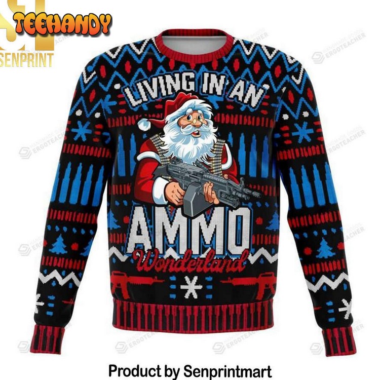 Ammo Wonderland Knitting Pattern Ugly Christmas Sweater