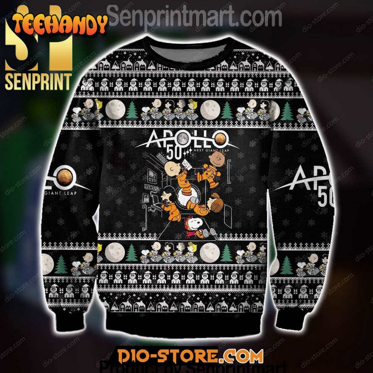 Apolo Chirtmas Time 3D Ugly Xmas Sweater