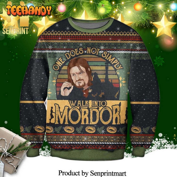 Aragorn The Lord of the Rings One Does Not Simply Walk Sweater