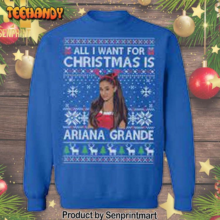 Ariana Grande 3D Printed Ugly Christmas Sweater