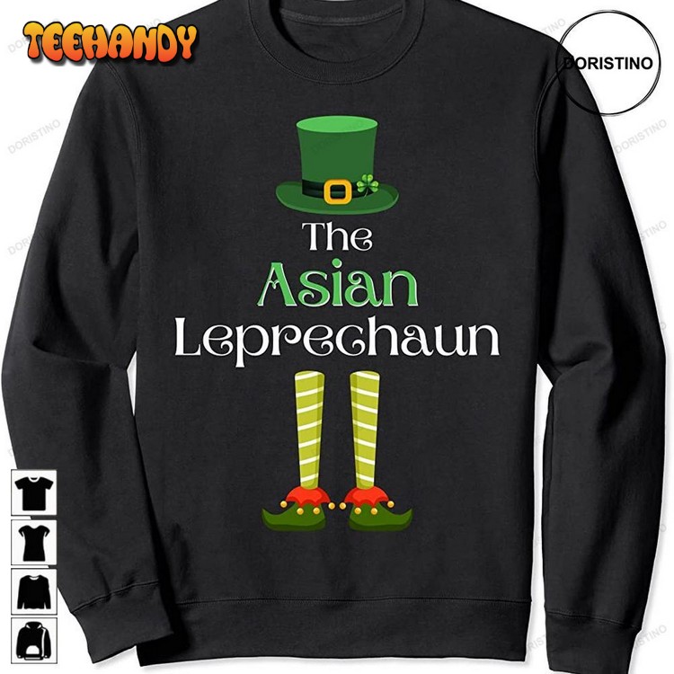 Asian Leprechaun Matching Family Group St Patricks Day Unisex T Shirts