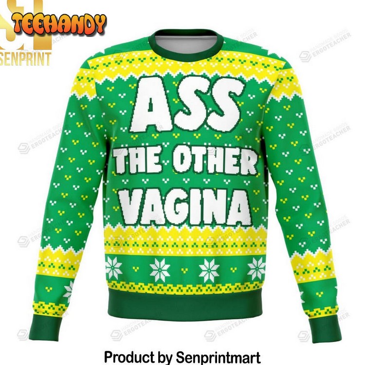 Ass Other Vag Ugly Xmas Wool Knitted Sweater