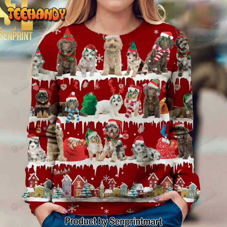 Aussiedoodle Snow For Christmas Gifts Christmas Sweater