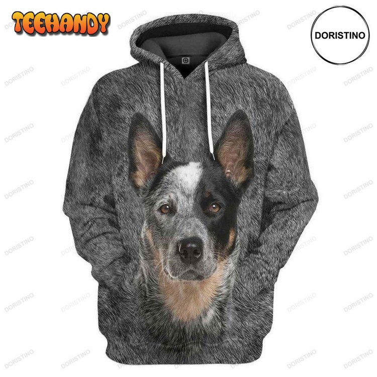 Australian Cattle Dog Front And Back All Over Print Hoodie
