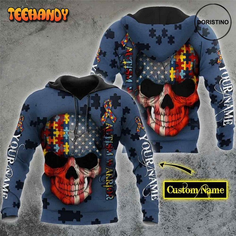 Autism Awareness Custom Name Limited Edition 3d Hoodie