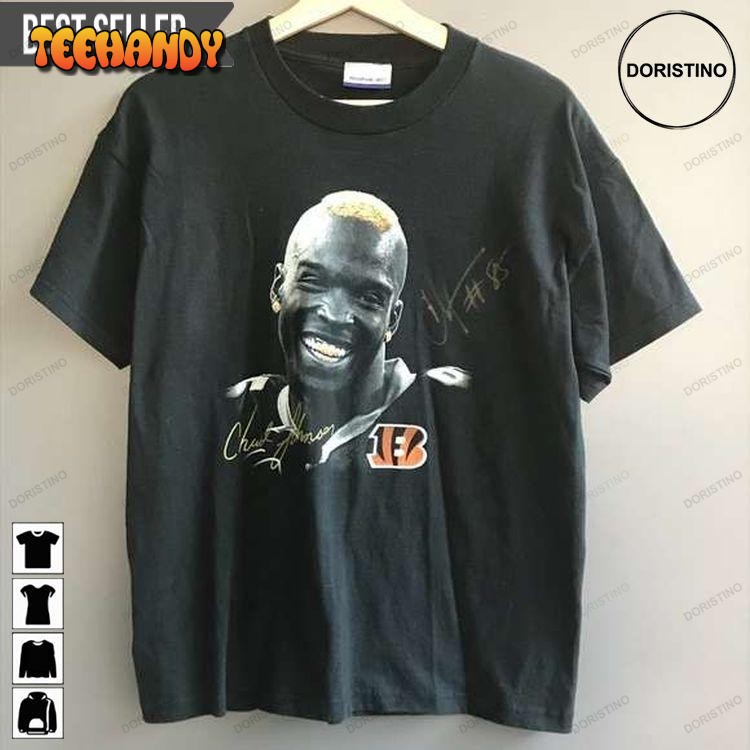 Autographed Chad Johnson Ocho Cinco Unisex Awesome Shirts