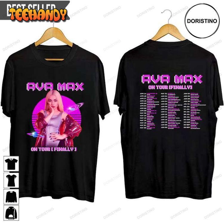 Ava Max 2023 On Tour Finally Diamonds And Dancefloors 2023 Tour T-shirt