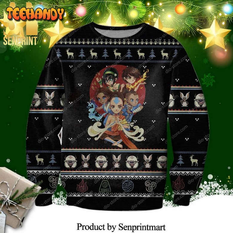 Avatar The Last Airbender Knitted Ugly Christmas Sweater