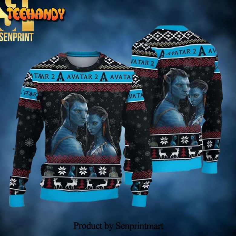 Avatar Ugly Knitting Ugly Avatar Xmas Sweater Wool Sweater