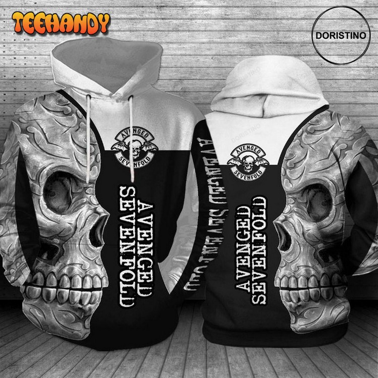 Avenged Sevenfold Skull Rock Band Awesome 3D Hoodie
