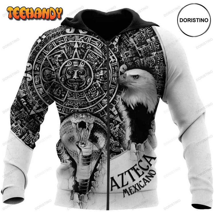 Azteca Mexicano All Over Print Hoodie