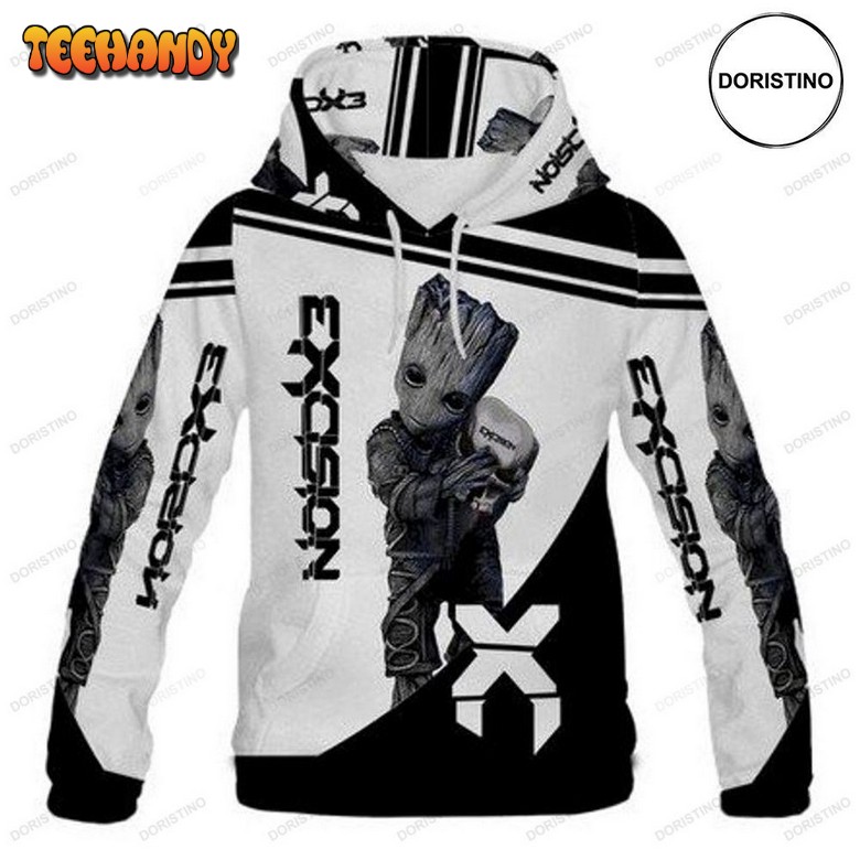 Baby Groot Star Wars The Excision Logo Limited 3d Hoodie